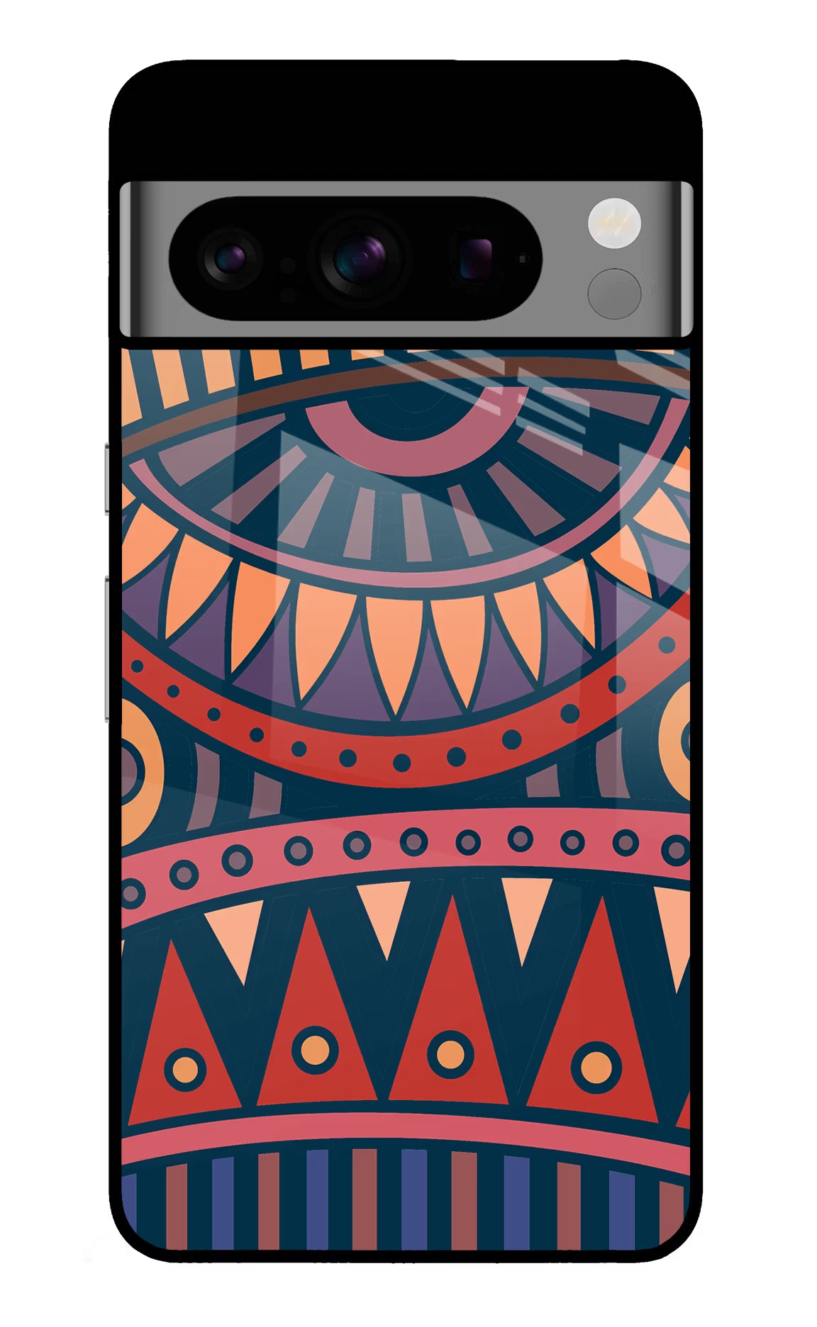 African Culture Design Google Pixel 8 Pro Glass Case