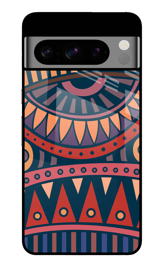 African Culture Design Google Pixel 8 Pro Glass Case