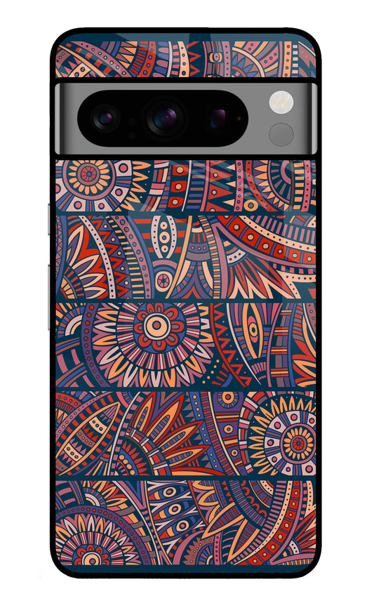 African Culture Design Google Pixel 8 Pro Glass Case