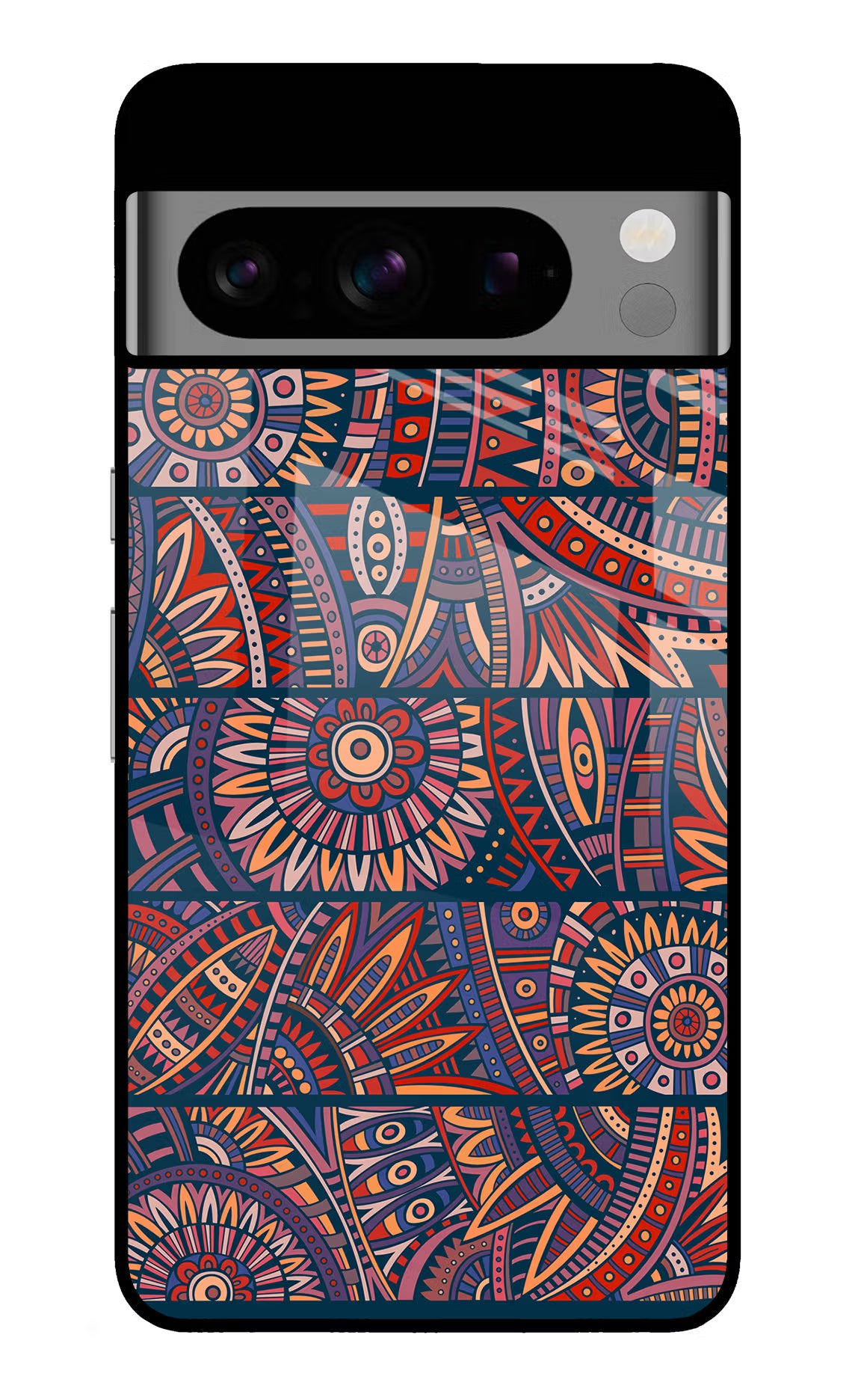 African Culture Design Google Pixel 8 Pro Glass Case