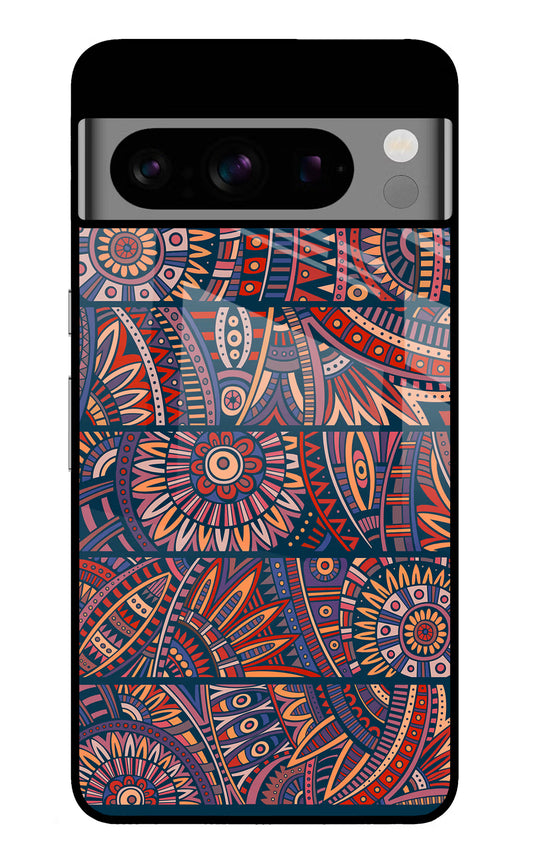 African Culture Design Google Pixel 8 Pro Glass Case