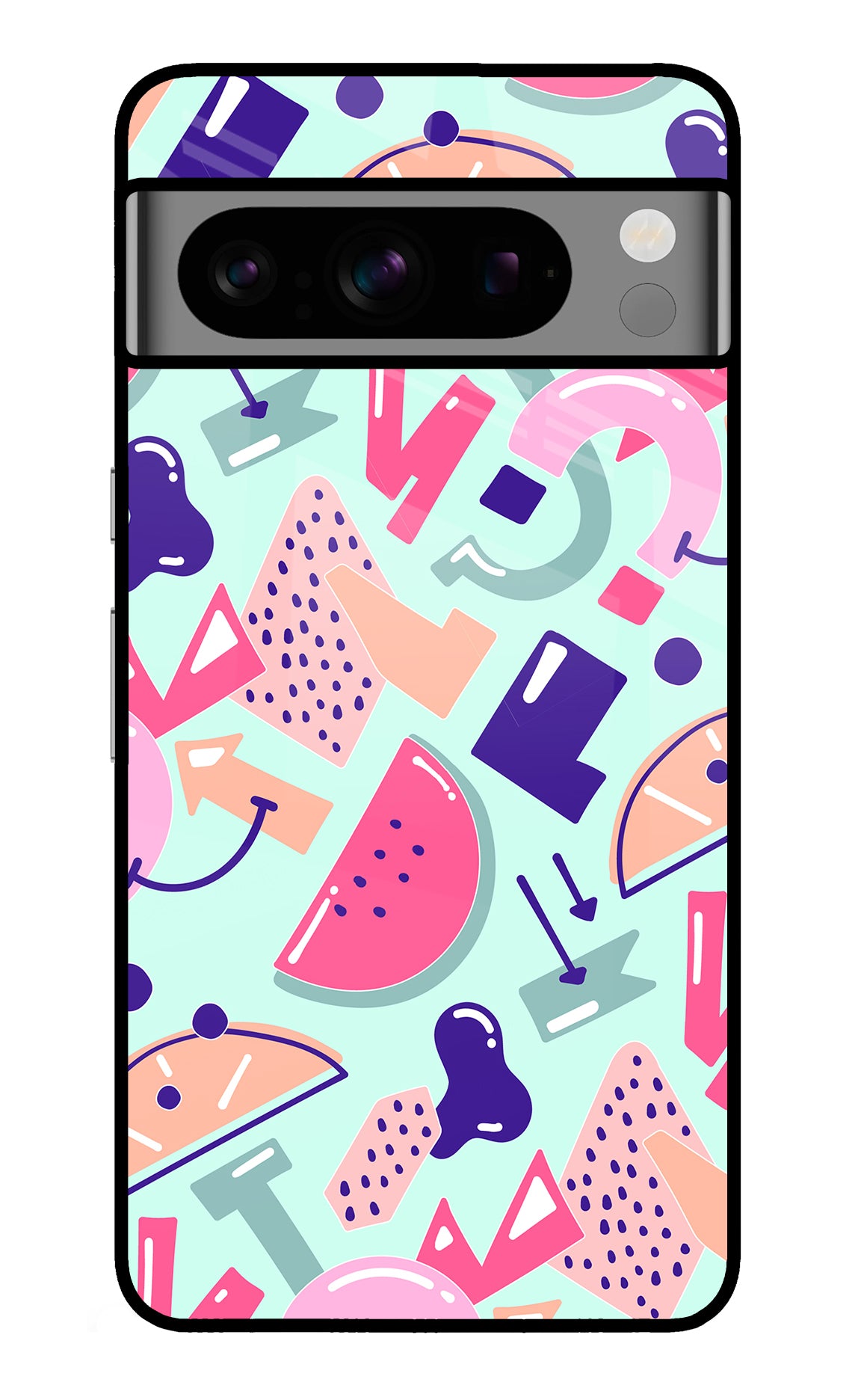 Doodle Pattern Google Pixel 8 Pro Back Cover