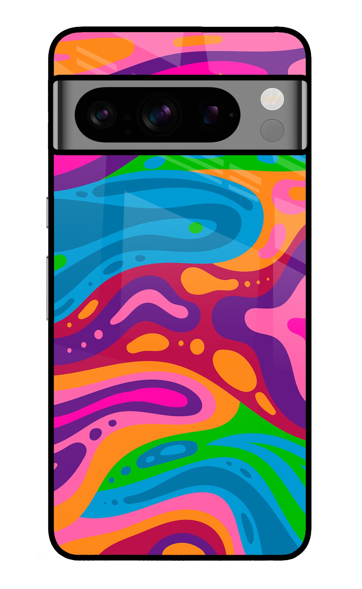 Trippy Pattern Google Pixel 8 Pro Back Cover