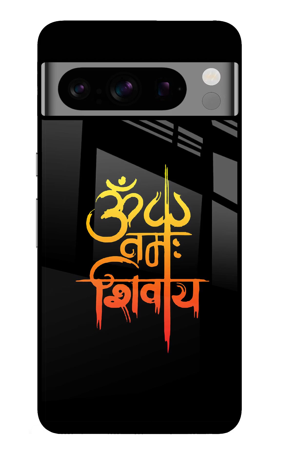 Om Namah Shivay Google Pixel 8 Pro Glass Case Back Cover by Casekaro