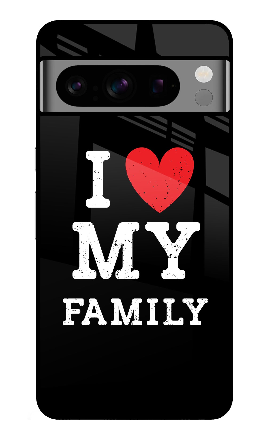 I Love My Family Google Pixel 8 Pro Glass Case