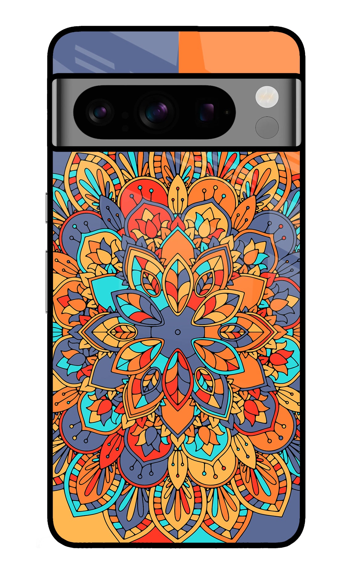 Color Mandala Google Pixel 8 Pro Glass Case