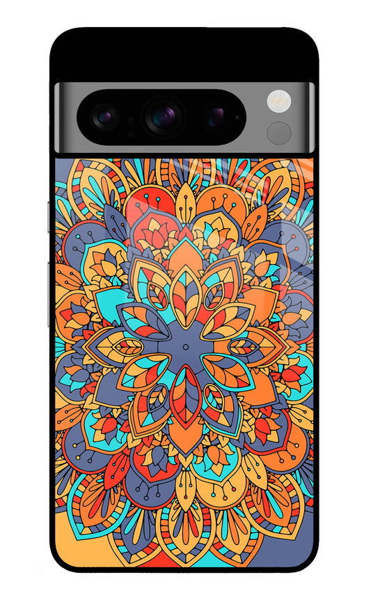 Color Mandala Google Pixel 8 Pro Glass Case