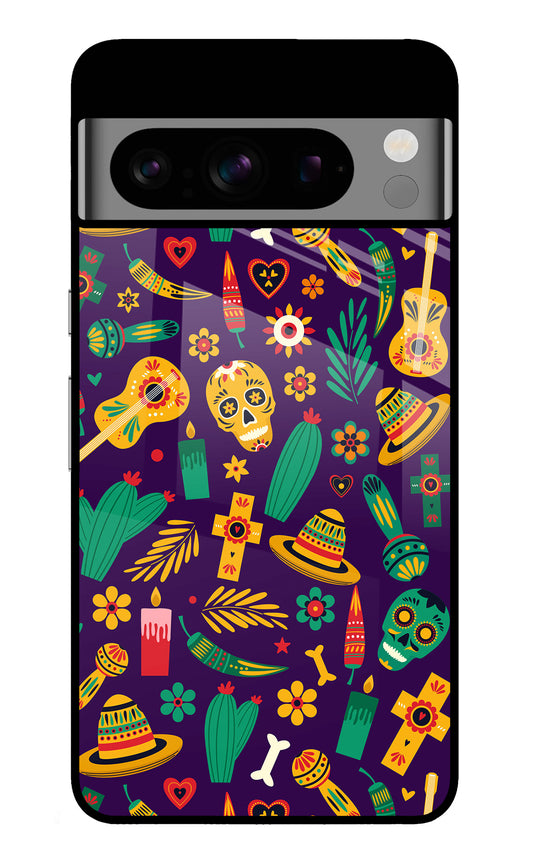 Mexican Artwork Google Pixel 8 Pro Glass Case