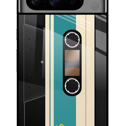 Cassette Google Pixel 8 Pro Glass Case Back Cover by Casekaro