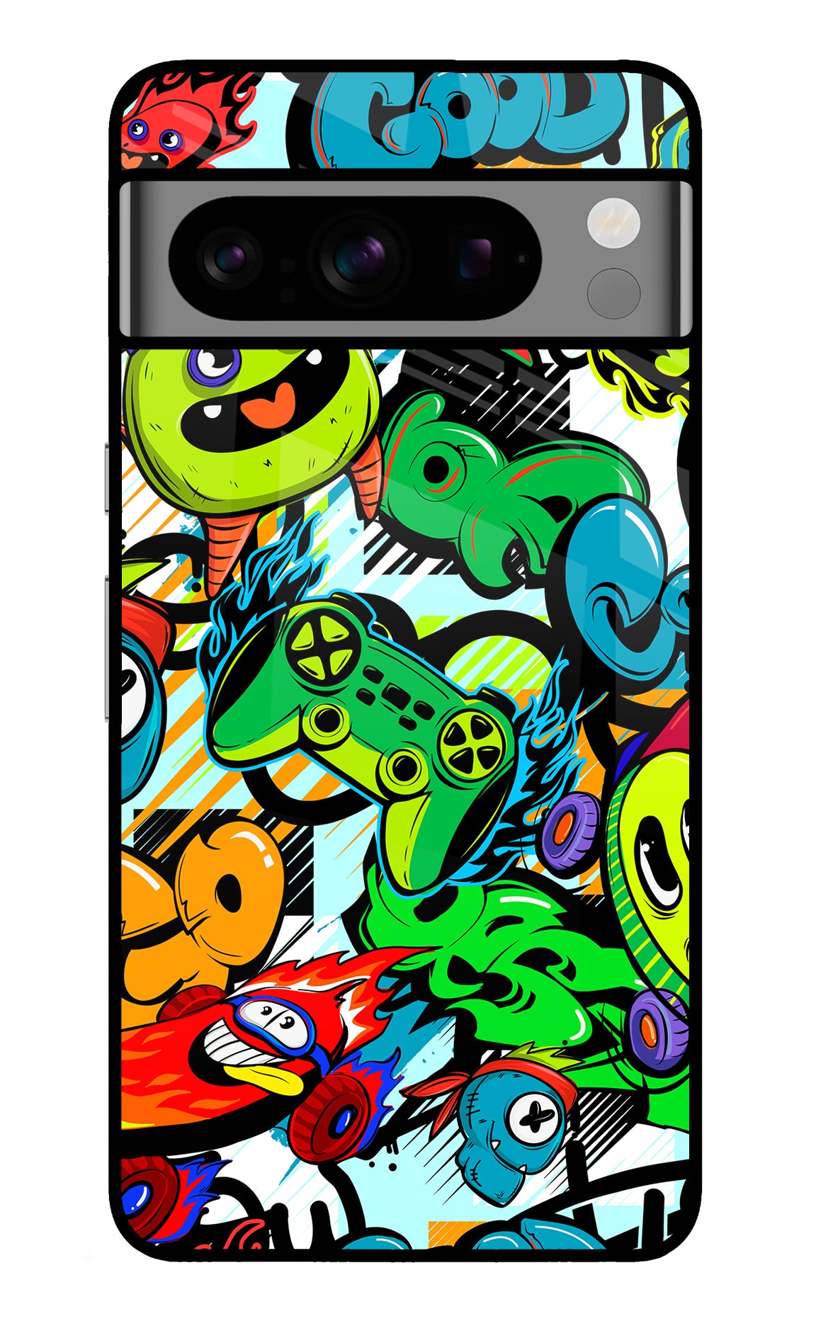 Game Doodle Google Pixel 8 Pro Back Cover