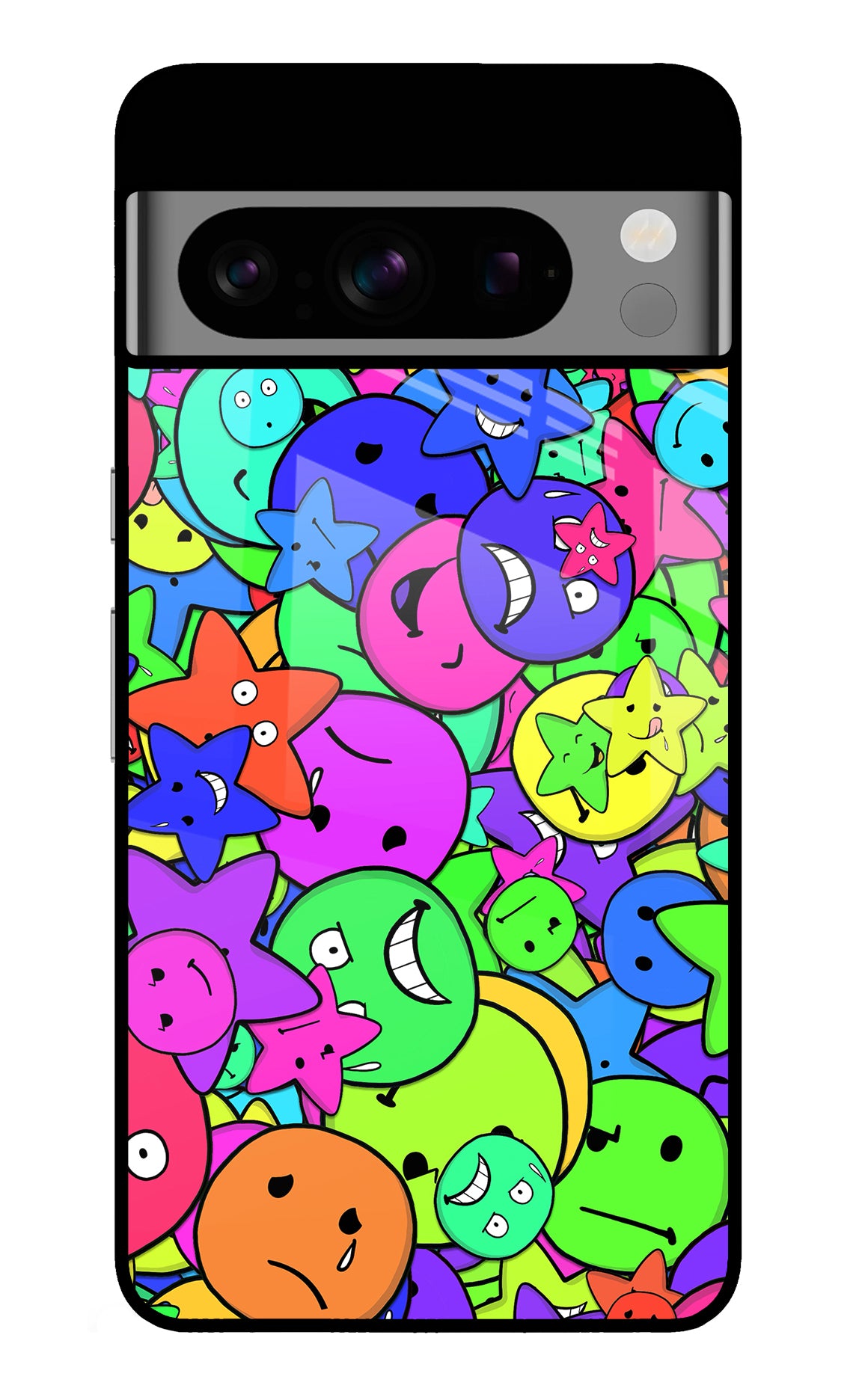 Fun Doodle Google Pixel 8 Pro Glass Case