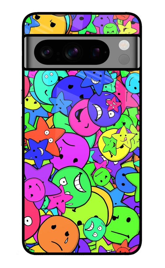 Fun Doodle Google Pixel 8 Pro Glass Case