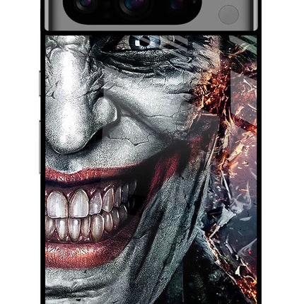 Joker Cam Google Pixel 8 Pro Glass Case Back Cover by Casekaro