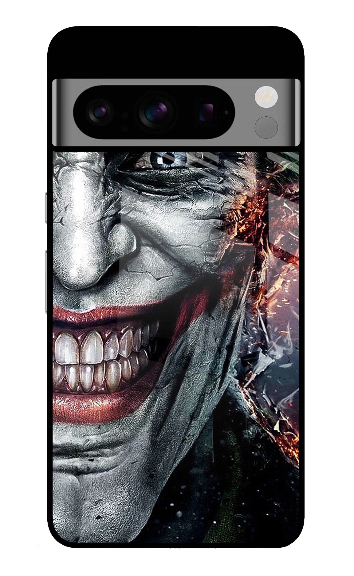 Joker Cam Google Pixel 8 Pro Glass Case Back Cover by Casekaro