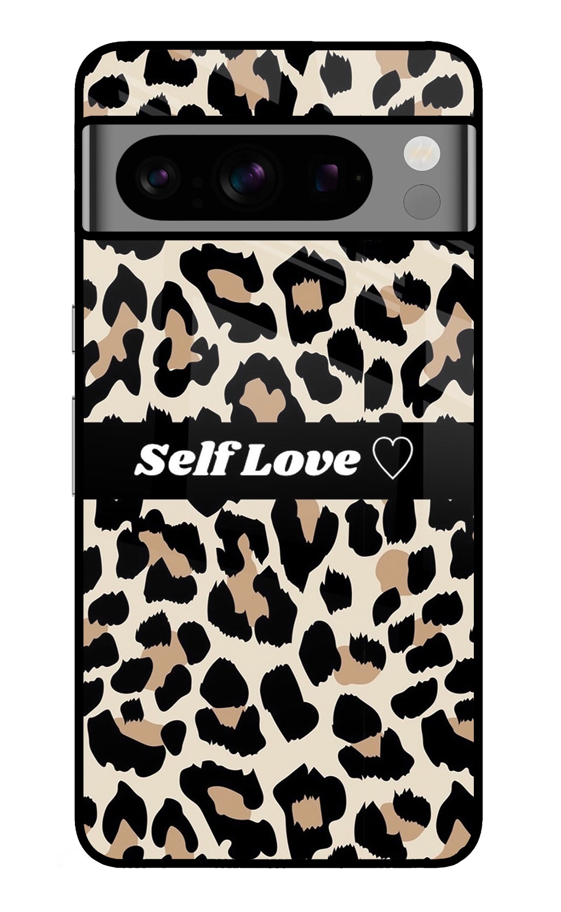 Leopard Print Self Love Google Pixel 8 Pro Back Cover