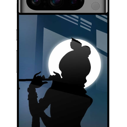 Shri Krishna Silhouette Google Pixel 8 Pro Glass Case
