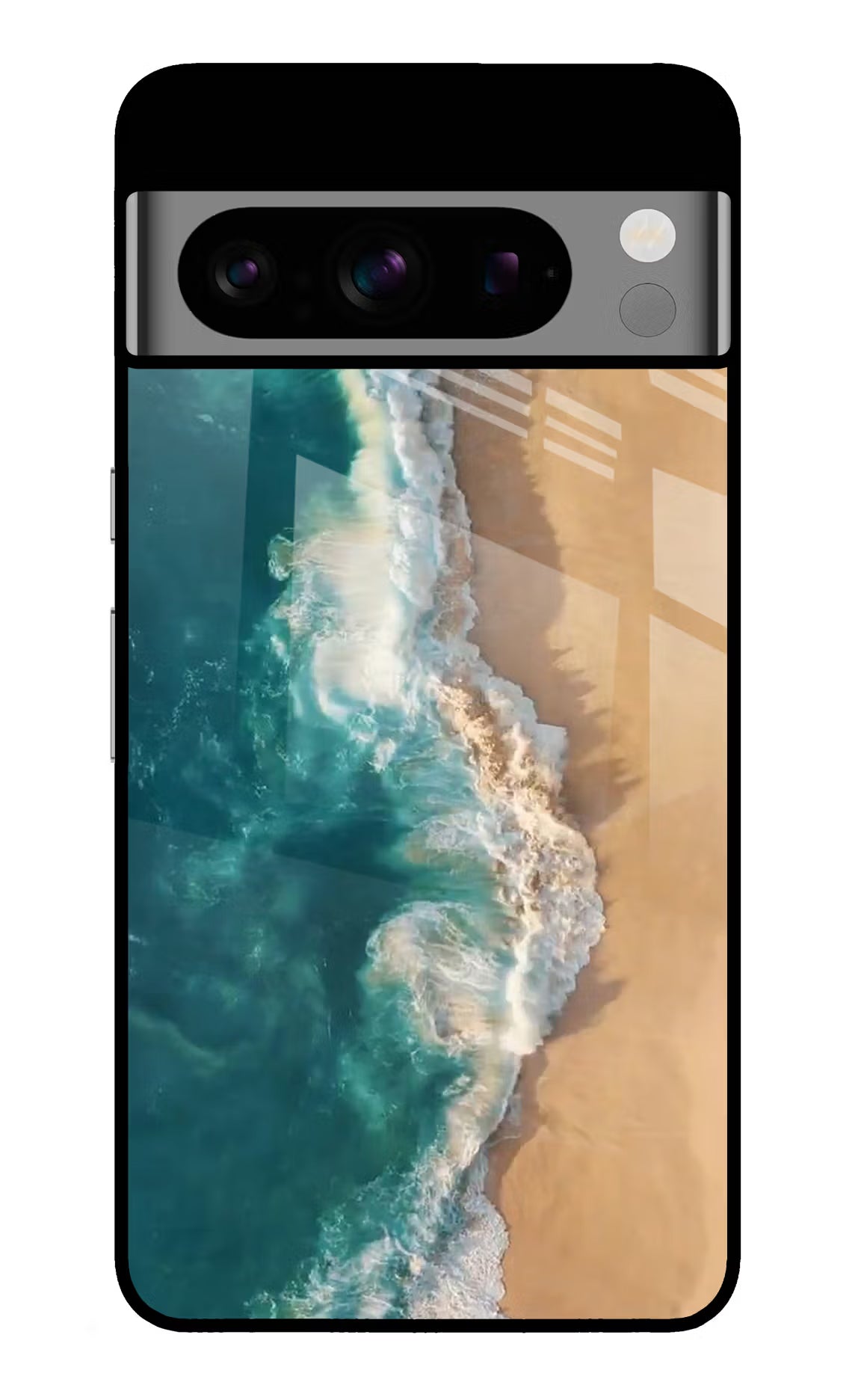 Ocean Beach Google Pixel 8 Pro Glass Case Back Cover by Casekaro