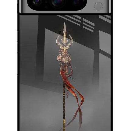 Shiv Trishul Google Pixel 8 Pro Glass Case Back Cover by Casekaro