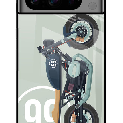 Classic Cafe Racer 99 Google Pixel 8 Pro Glass Case