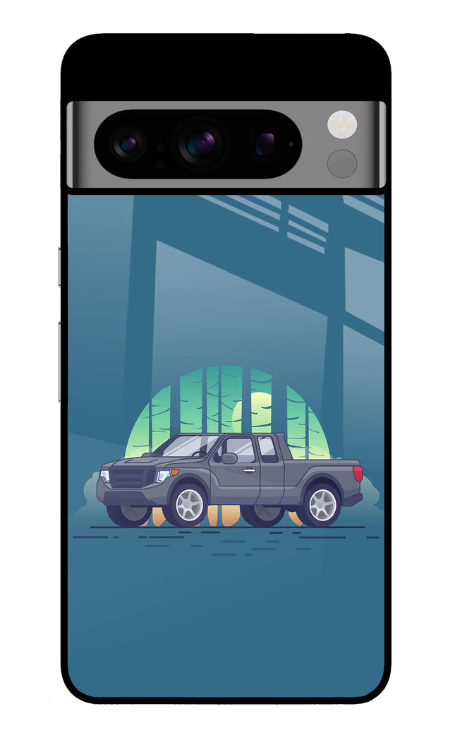 Retro Garage Vibe Google Pixel 8 Pro Glass Case