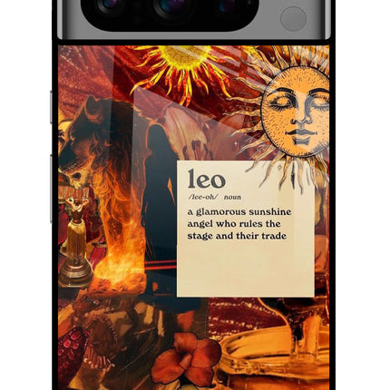 Leo Zodiac Google Pixel 8 Pro Glass Case