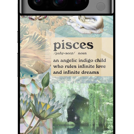 Pisces Zodiac Google Pixel 8 Pro Glass Case