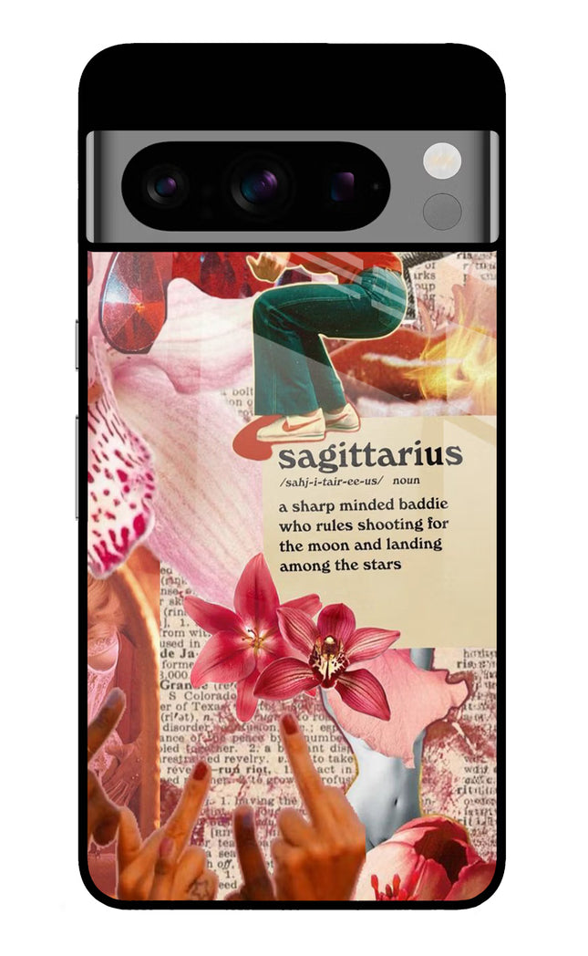 Sagittarius Zodiac Google Pixel 8 Pro Glass Case