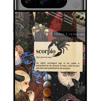 Scorpio Zodiac Google Pixel 8 Pro Glass Case