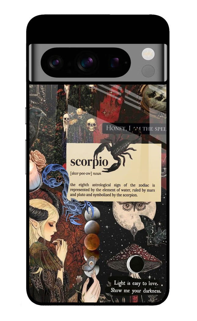 Scorpio Zodiac Google Pixel 8 Pro Glass Case