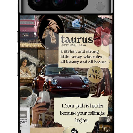 Taurus Zodiac Google Pixel 8 Pro Glass Case
