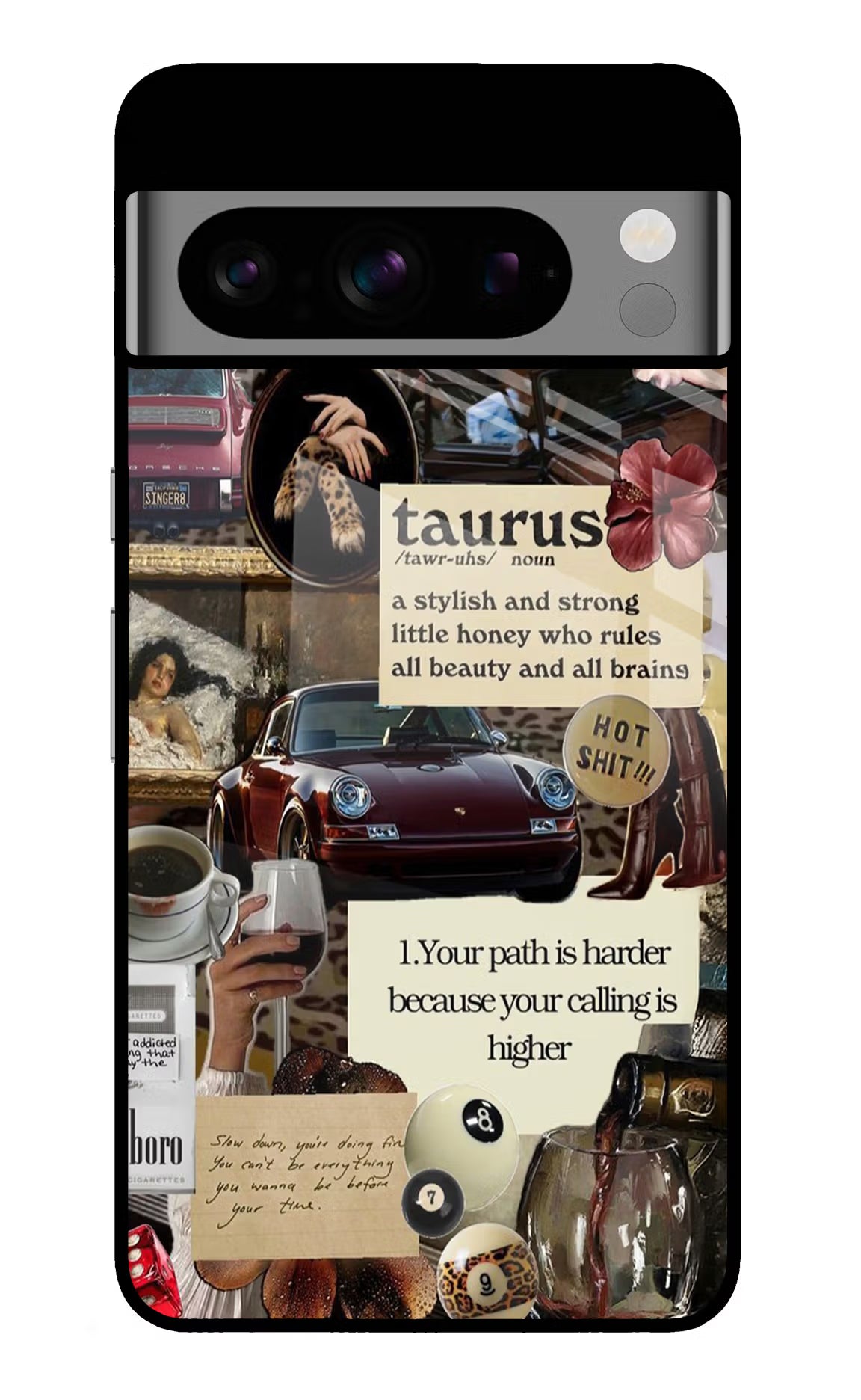 Taurus Zodiac Google Pixel 8 Pro Glass Case Back Cover by Casekaro