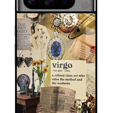 Virgo Zodiac Google Pixel 8 Pro Glass Case