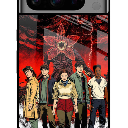 Ordinary Things Characters Google Pixel 8 Pro Glass Case