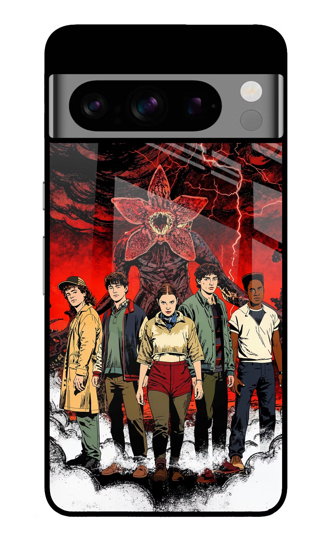 Ordinary Things Characters Google Pixel 8 Pro Glass Case