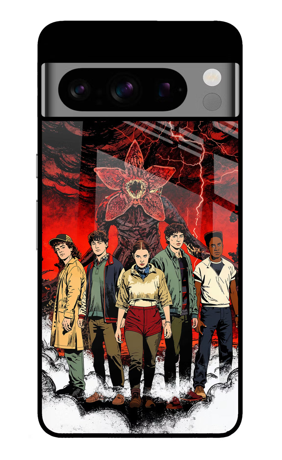 Ordinary Things Characters Google Pixel 8 Pro Back Cover, Glass case