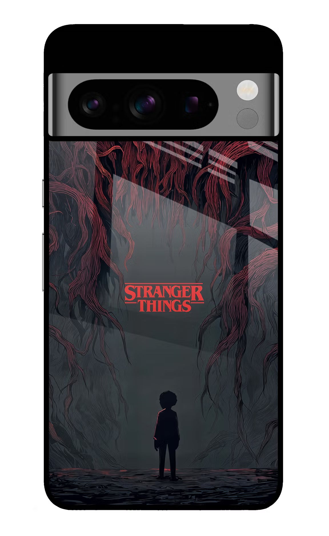 Ordinary Things Dark Side Google Pixel 8 Pro Glass Case Back Cover by Casekaro
