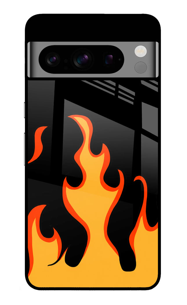 Fired Up – Black Google Pixel 8 Pro Glass Case