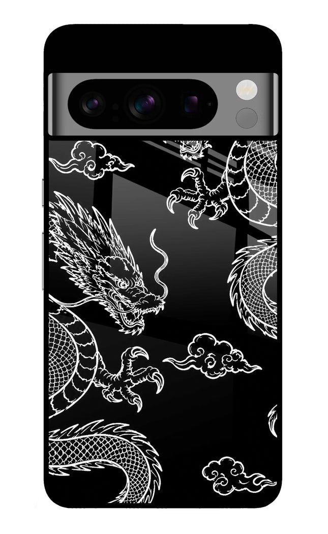 Twin Dragons Google Pixel 8 Pro Glass Case