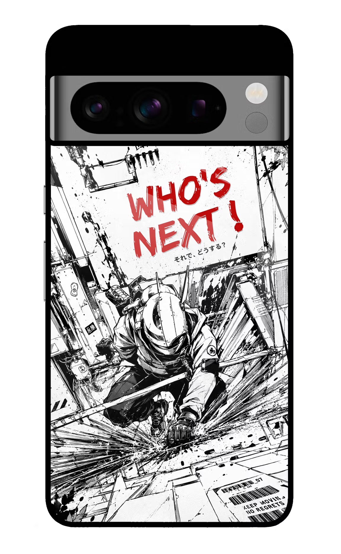 Who's Next Google Pixel 8 Pro Glass Case Back Cover by Casekaro