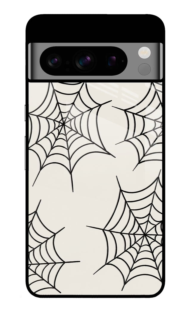 Spider Web Google Pixel 8 Pro Glass Case