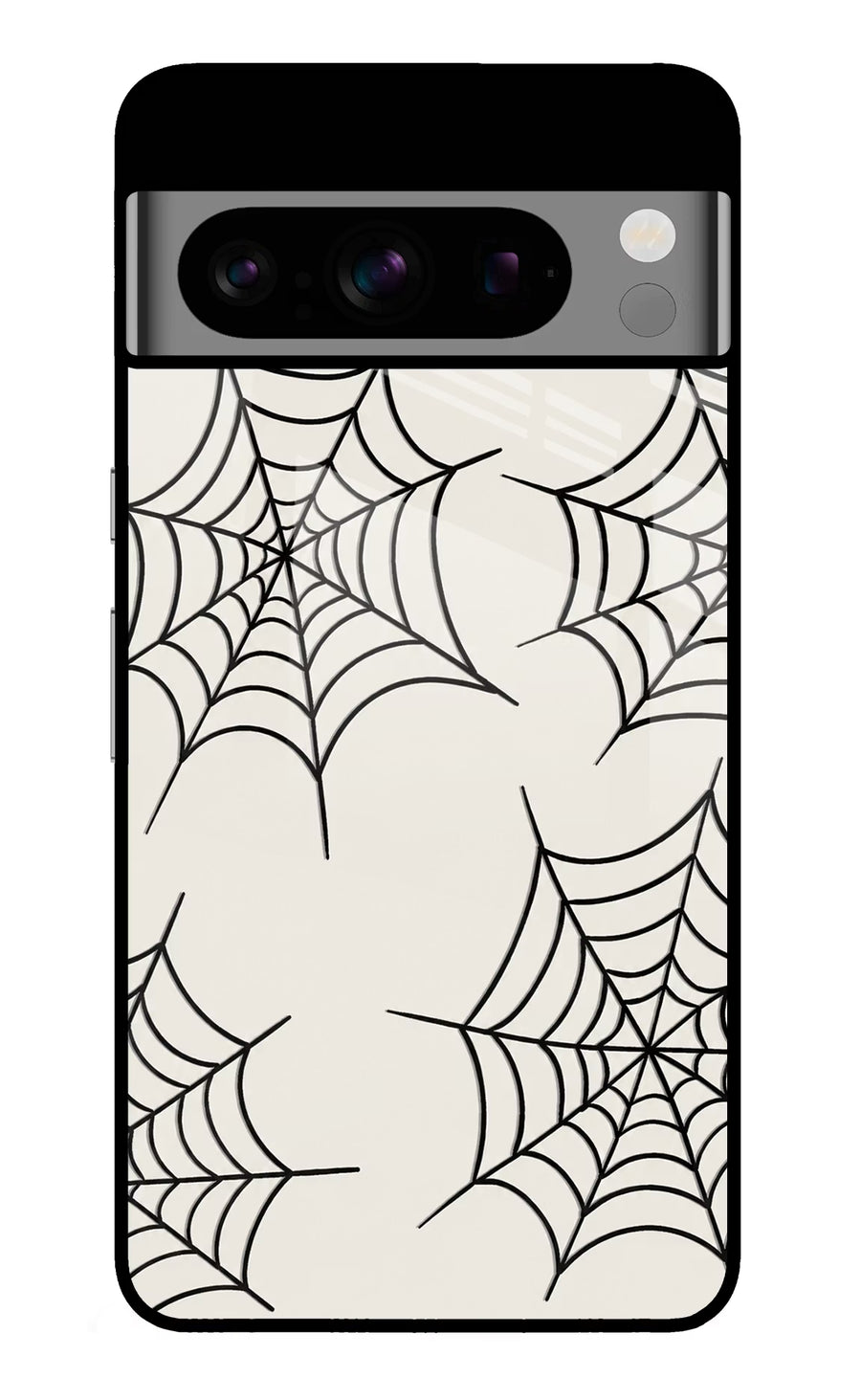 Spider Web Google Pixel 8 Pro Back Cover, Glass case
