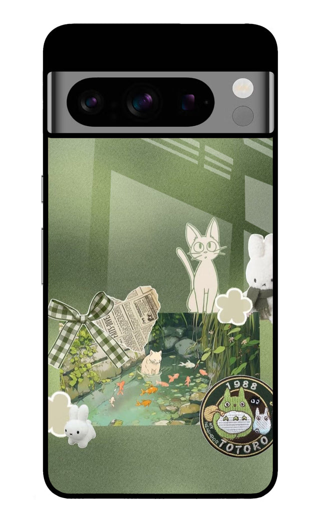 Aesthetic anime Google Pixel 8 Pro Glass Case