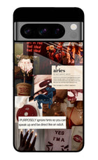 Zodiac Aries Google Pixel 8 Pro Glass Case