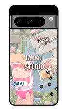 Studio Ghibli Google Pixel 8 Pro Glass Case