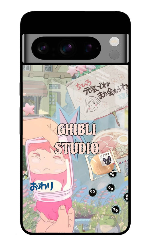 Studio Ghibli Google Pixel 8 Pro Glass Case
