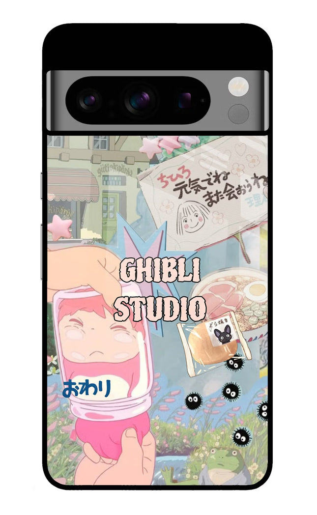 Studio Ghibli Google Pixel 8 Pro Glass Case
