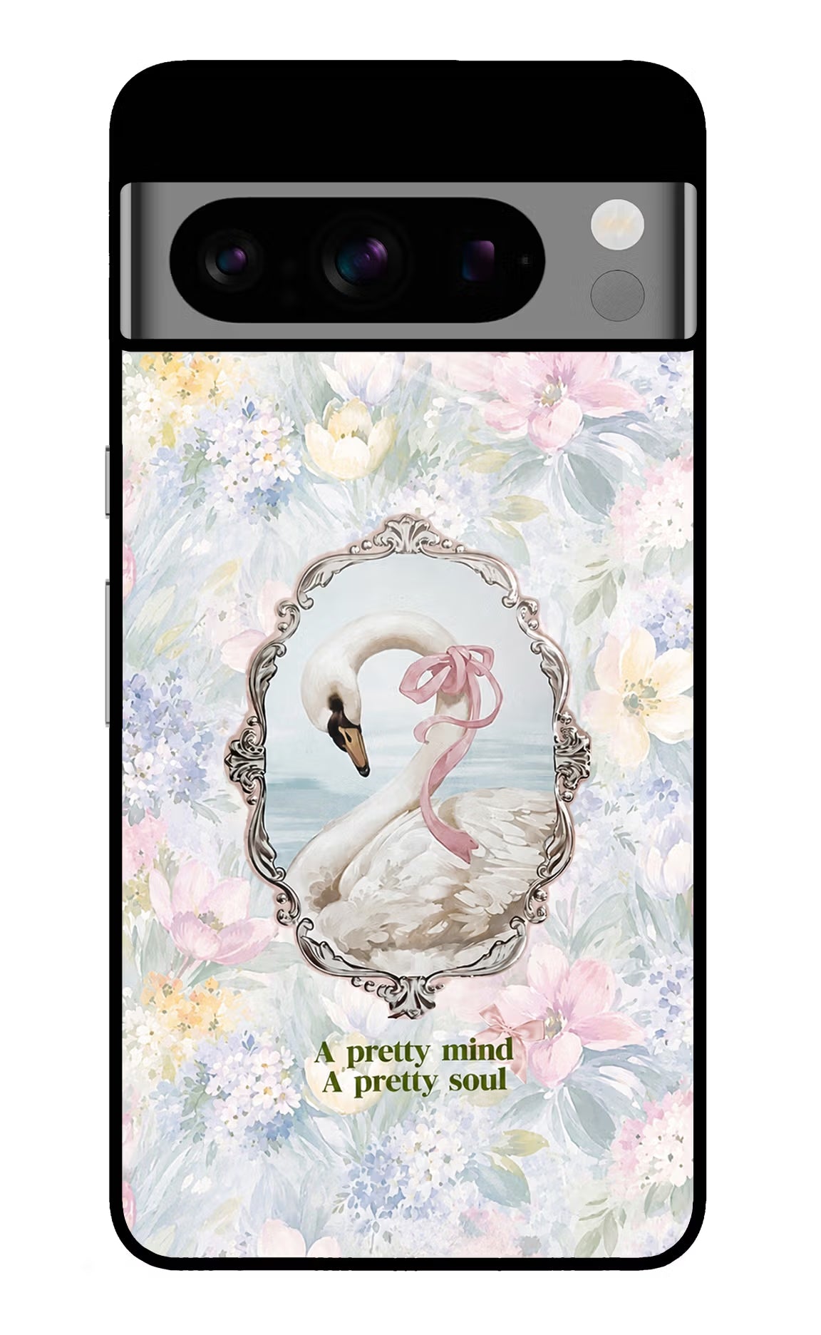 Pretty Mind Pretty Soul Google Pixel 8 Pro Glass Case