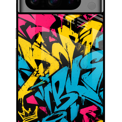 Graffiti Vibe Google Pixel 8 Pro Glass Case