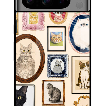 Mirror Cats Google Pixel 8 Pro Glass Case