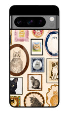 Mirror Cats Google Pixel 8 Pro Glass Case